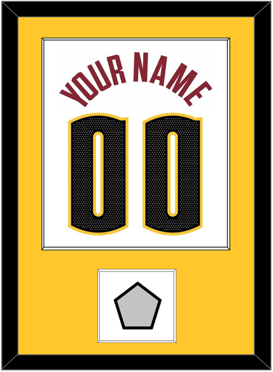 Denver Name & Number With Finals Patch - White Association - Essential Tier 2