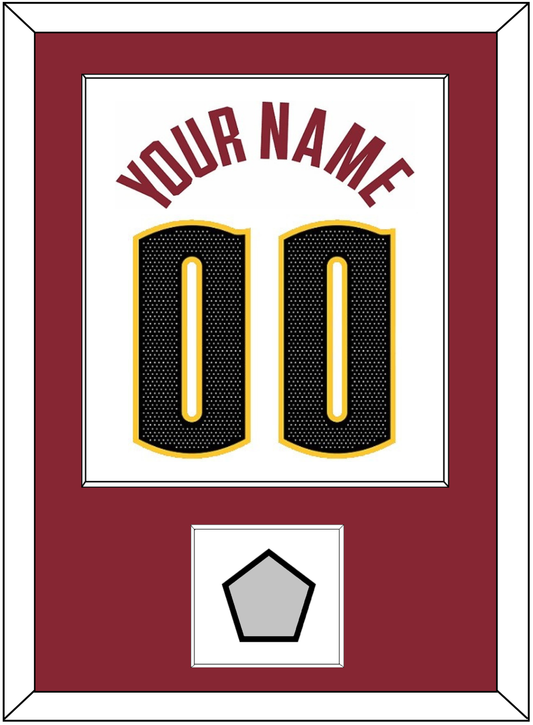 Denver Name & Number With Finals Patch - White Association - Essential Tier 3