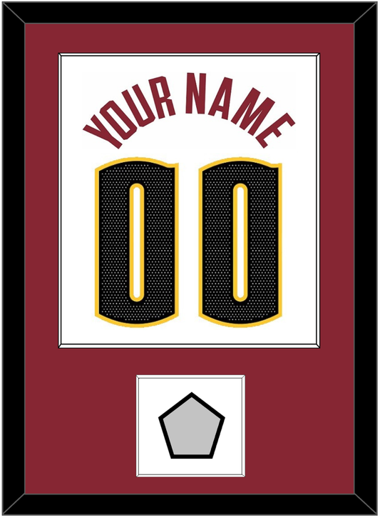 Denver Name & Number With Finals Patch - White Association - Essential Tier 3