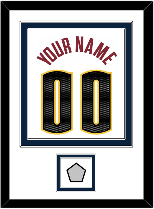 Denver Name & Number With Finals Patch - White Association - Signature Tier 1
