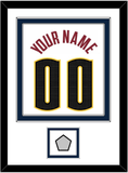 Denver Name & Number With Finals Patch - White Association - Double Mat 1