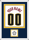 Denver Name & Number With Finals Patch - White Association - Double Mat 2