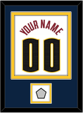Denver Name & Number With Finals Patch - White Association - Double Mat 2