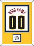 Denver Name & Number With Finals Patch - White Association - Double Mat 3