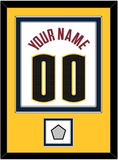 Denver Name & Number With Finals Patch - White Association - Double Mat 3