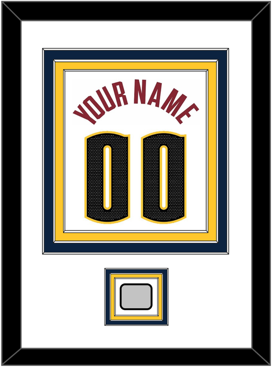 Denver Name & Number With Finals Patch - White Association - Premier Tier 1