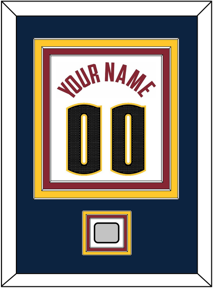 Denver Name & Number With Finals Patch - White Association - Premier Tier 2