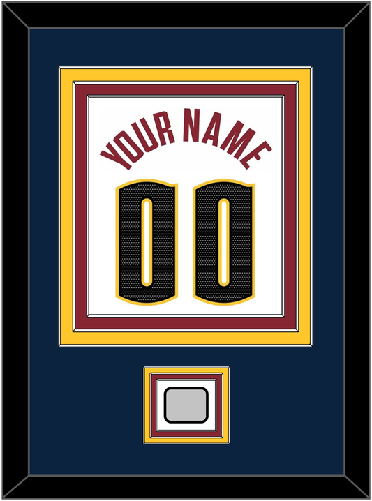 Denver Name & Number With Finals Patch - White Association - Premier Tier 2