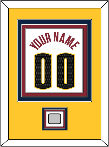 Denver Name & Number With Finals Patch - White Association - Premier Tier 3