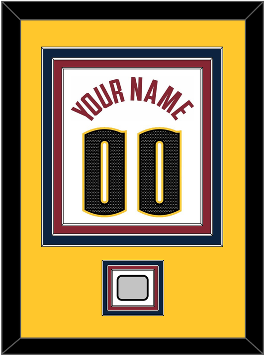 Denver Name & Number With Finals Patch - White Association - Premier Tier 3