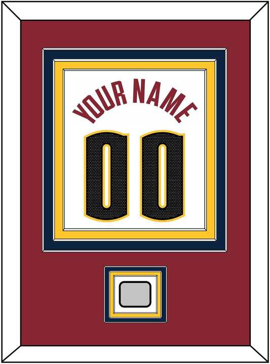 Denver Name & Number With Finals Patch - White Association - Premier Tier 4