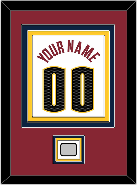 Denver Name & Number With Finals Patch - White Association - Premier Tier 4