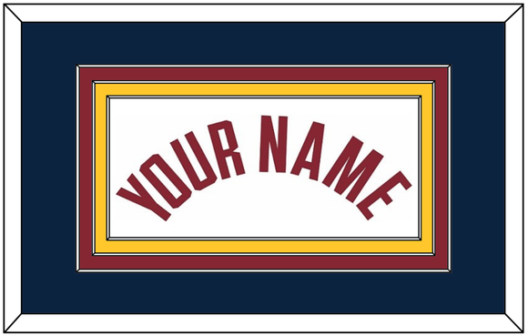 Denver Name - White Association - Triple Mat 2