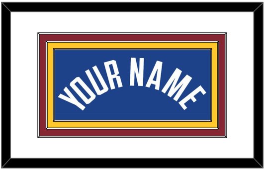 Denver Name - Blue Statement (2018-2022) - Premier Tier 1