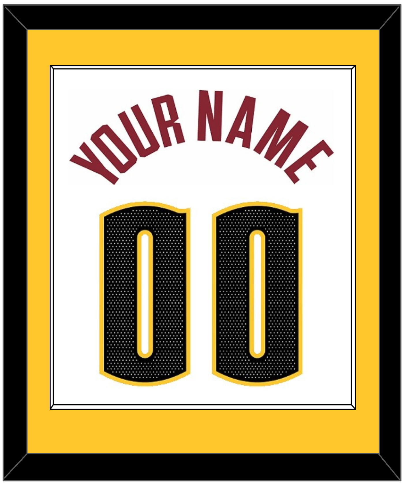 Denver Name & Number - White Association - Essential Tier 2