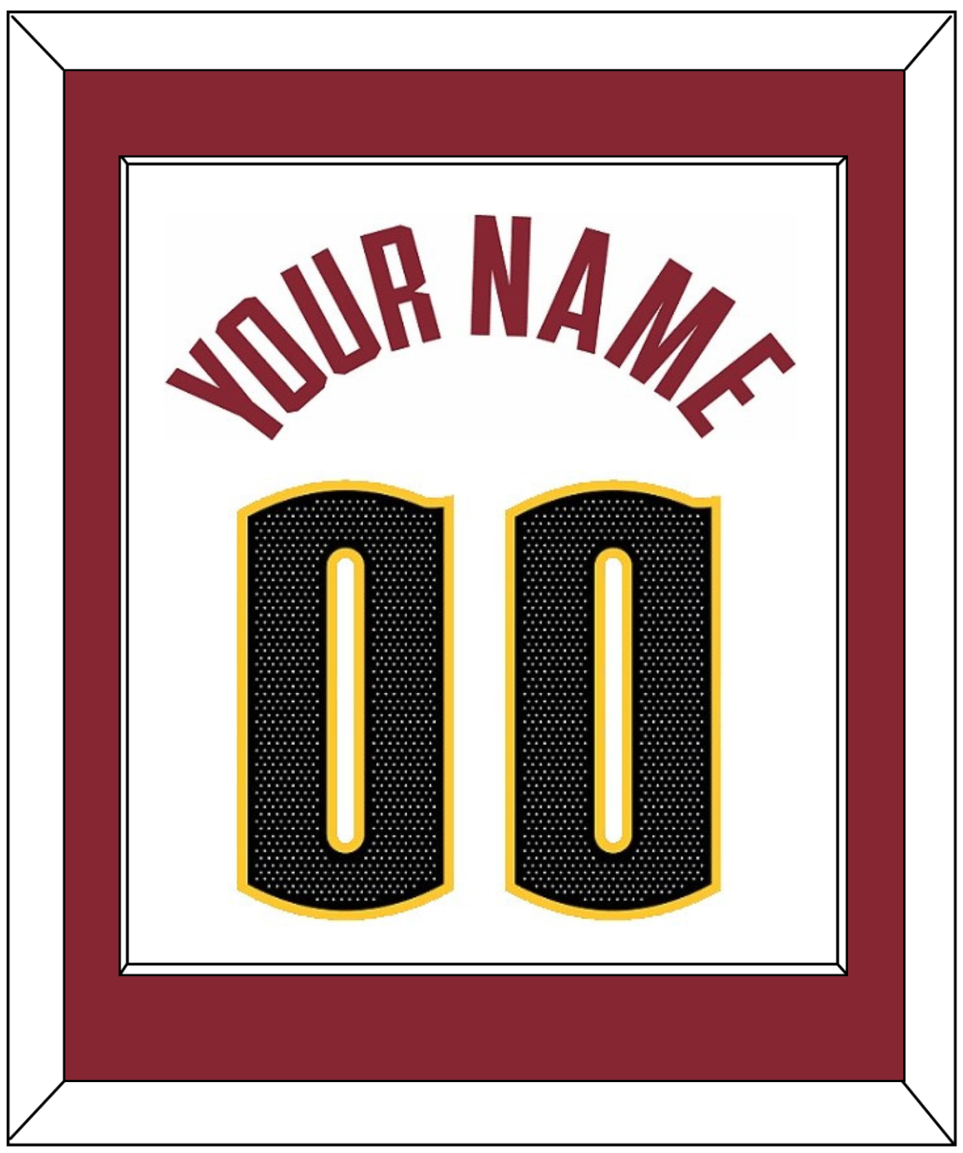 Denver Name & Number - White Association - Essential Tier 3
