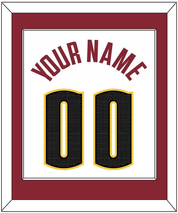 Denver Name & Number - White Association - Single Mat 3