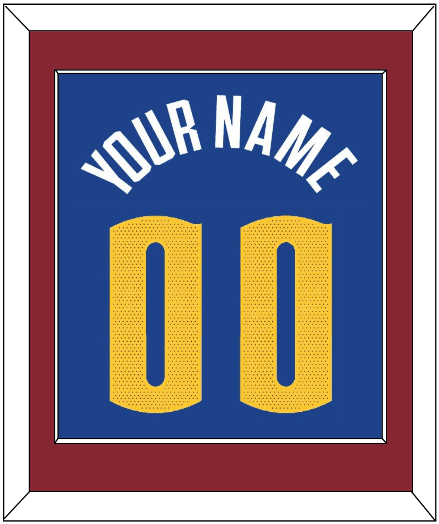 Denver Name & Number - Blue Statement (2018-2022) - Essential Tier 3