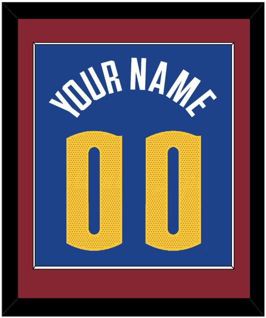 Denver Name & Number - Blue Statement (2018-2022) - Essential Tier 3