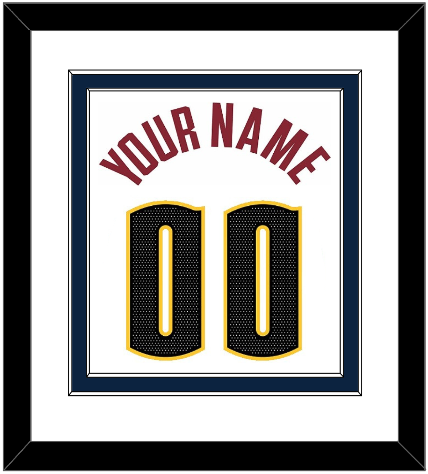 Denver Name & Number - White Association - Signature Tier 1