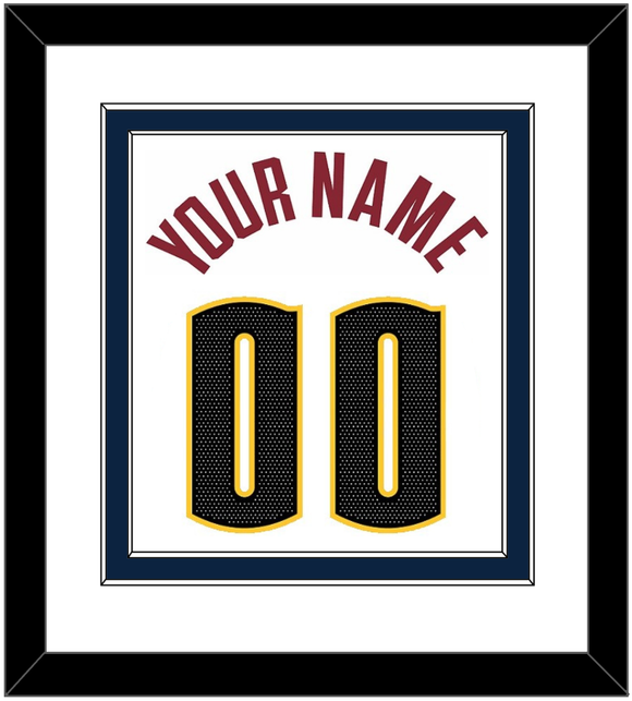 Denver Name & Number - White Association - Double Mat 1