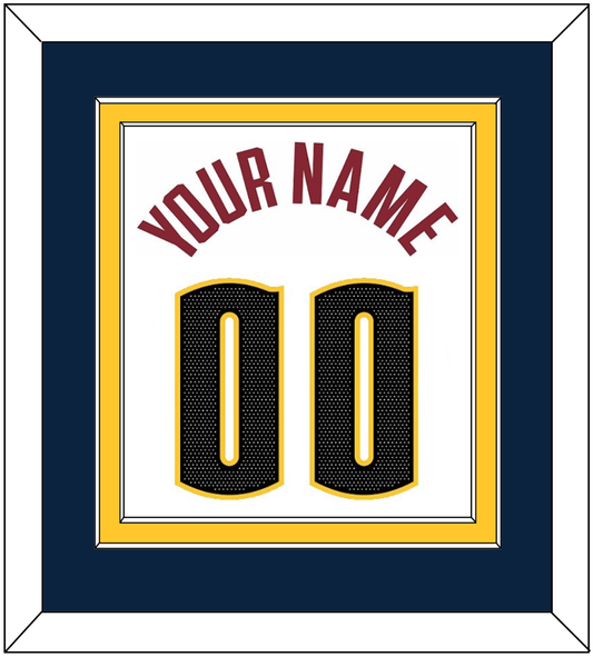 Denver Name & Number - White Association - Signature Tier 2