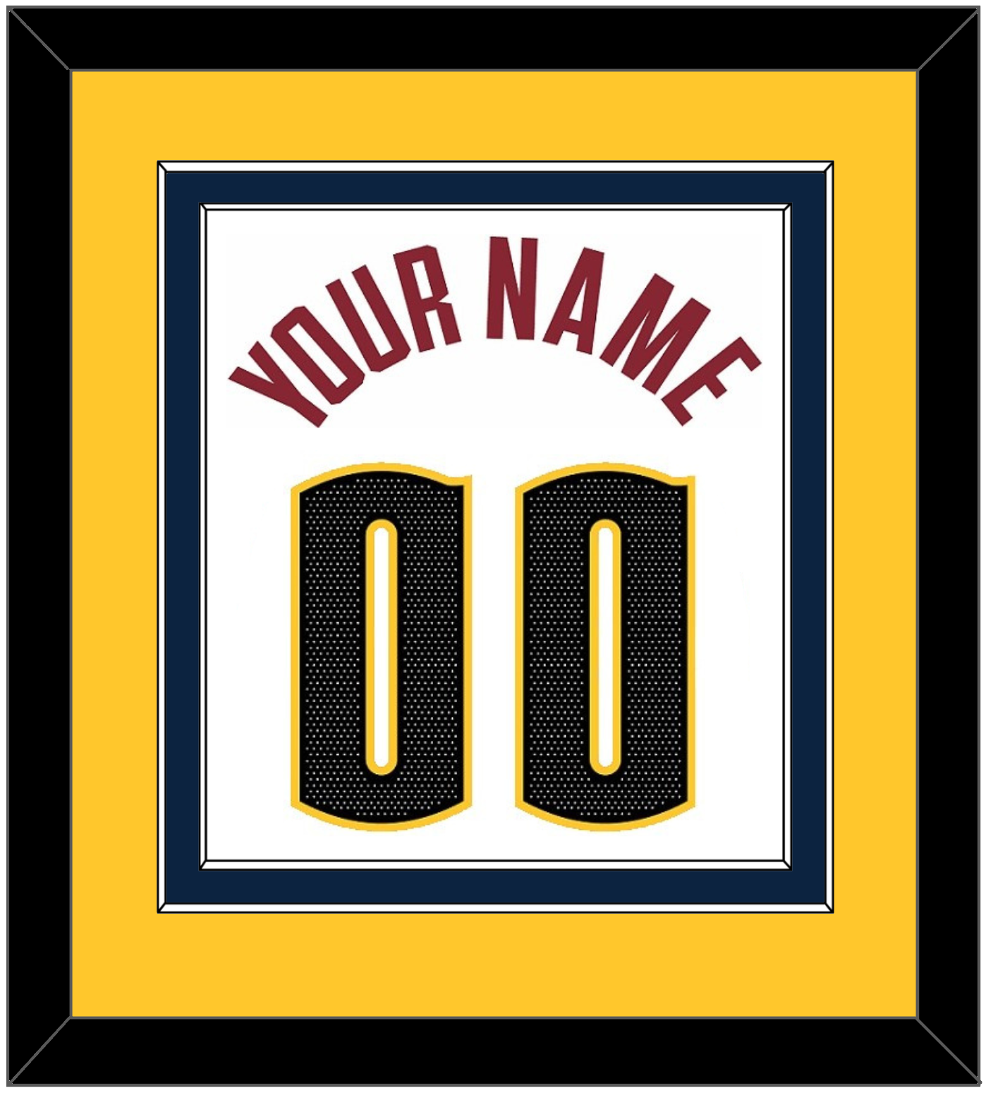 Denver Name & Number - White Association - Signature Tier 3