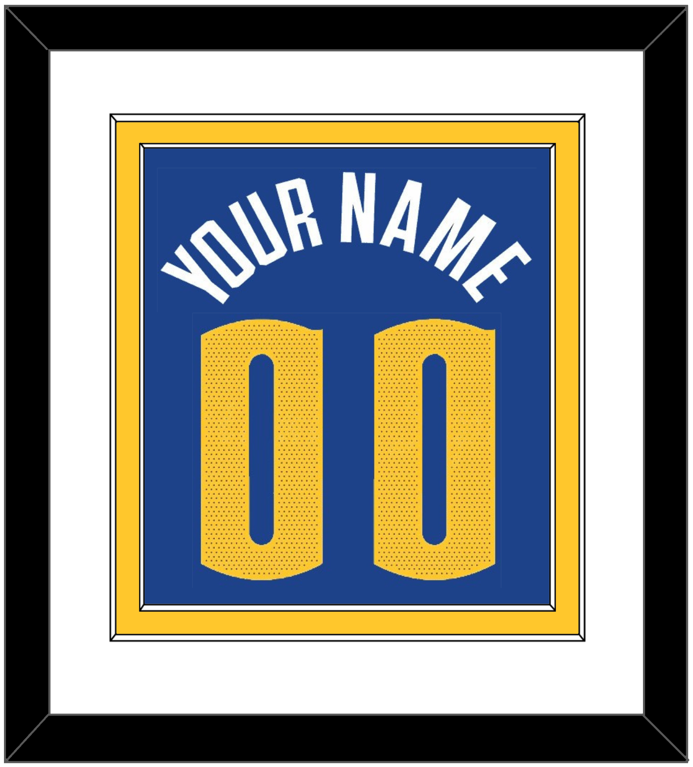 Denver Name & Number - Blue Statement (2018-2022) - Signature Tier 1