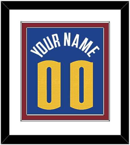 Denver Name & Number - Blue Statement (2018-2022) - Signature Tier 2