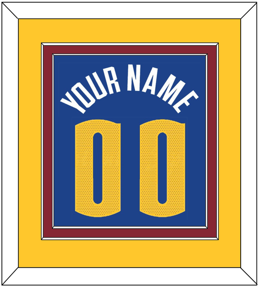 Denver Name & Number - Blue Statement (2018-2022) - Signature Tier 3
