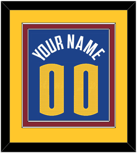 Denver Name & Number - Blue Statement (2018-2022) - Signature Tier 3