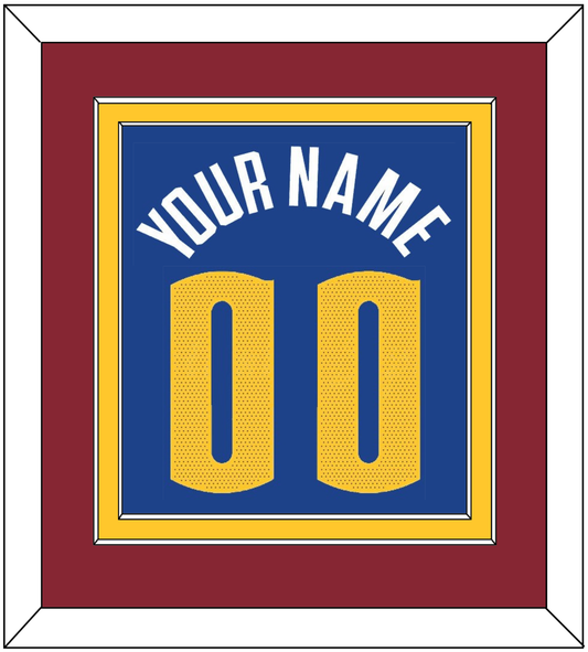 Denver Name & Number - Blue Statement (2018-2022) - Signature Tier 4