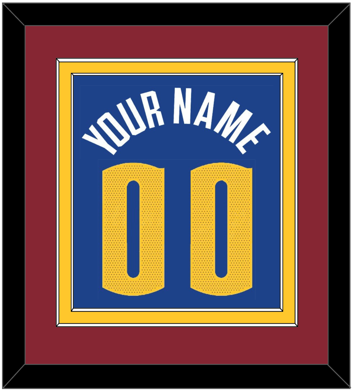 Denver Name & Number - Blue Statement (2018-2022) - Signature Tier 4