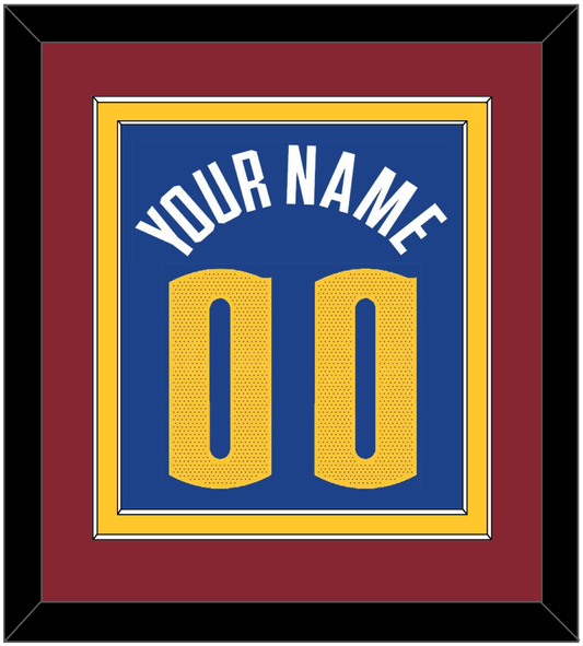 Denver Name & Number - Blue Statement (2018-2022) - Signature Tier 4