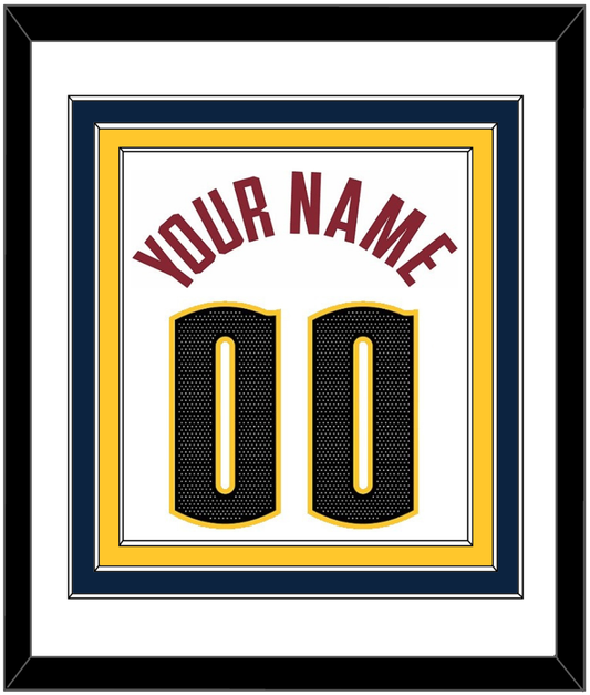 Denver Name & Number - White Association - Premier Tier 1
