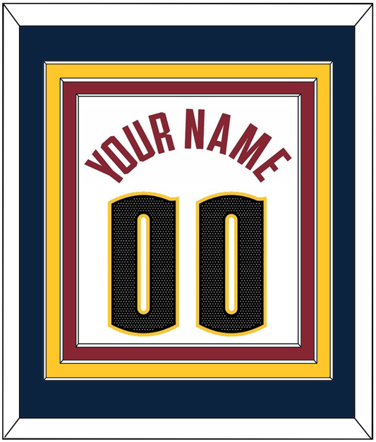 Denver Name & Number - White Association - Premier Tier 2