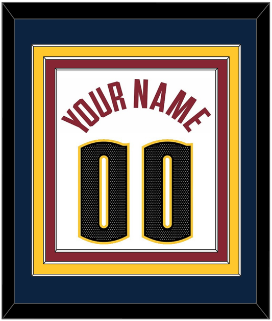 Denver Name & Number - White Association - Premier Tier 2