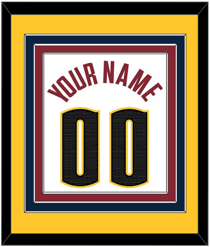 Denver Name & Number - White Association - Premier Tier 3