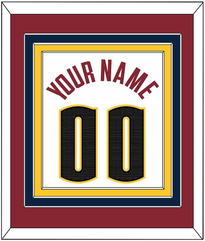 Denver Name & Number - White Association - Premier Tier 4
