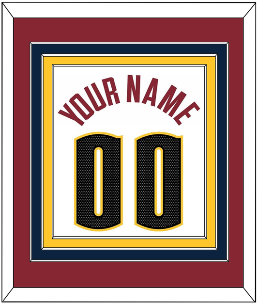 Denver Name & Number - White Association - Premier Tier 4