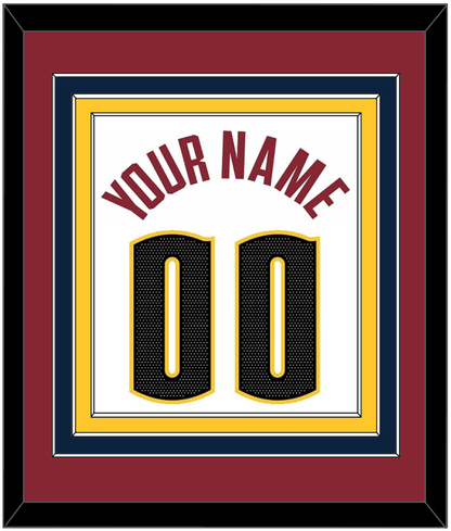 Denver Name & Number - White Association - Premier Tier 4