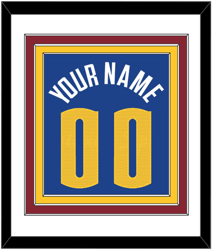 Denver Name & Number - Blue Statement (2018-2022) - Premier Tier 1