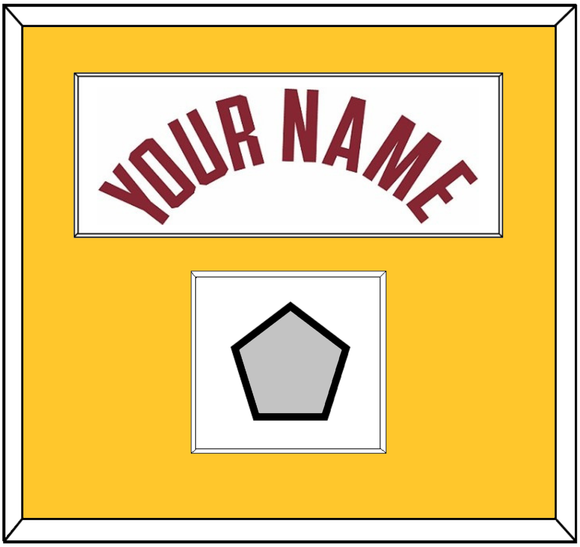Denver Name & Champions Patch - White Association - Single Mat 2