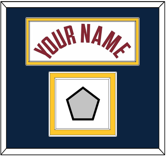 Denver Name & Champions Patch - White Association - Double Mat 2
