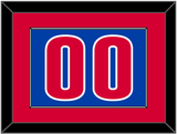 Detroit Number - Road Blue (2001-2017) - Single Mat 2