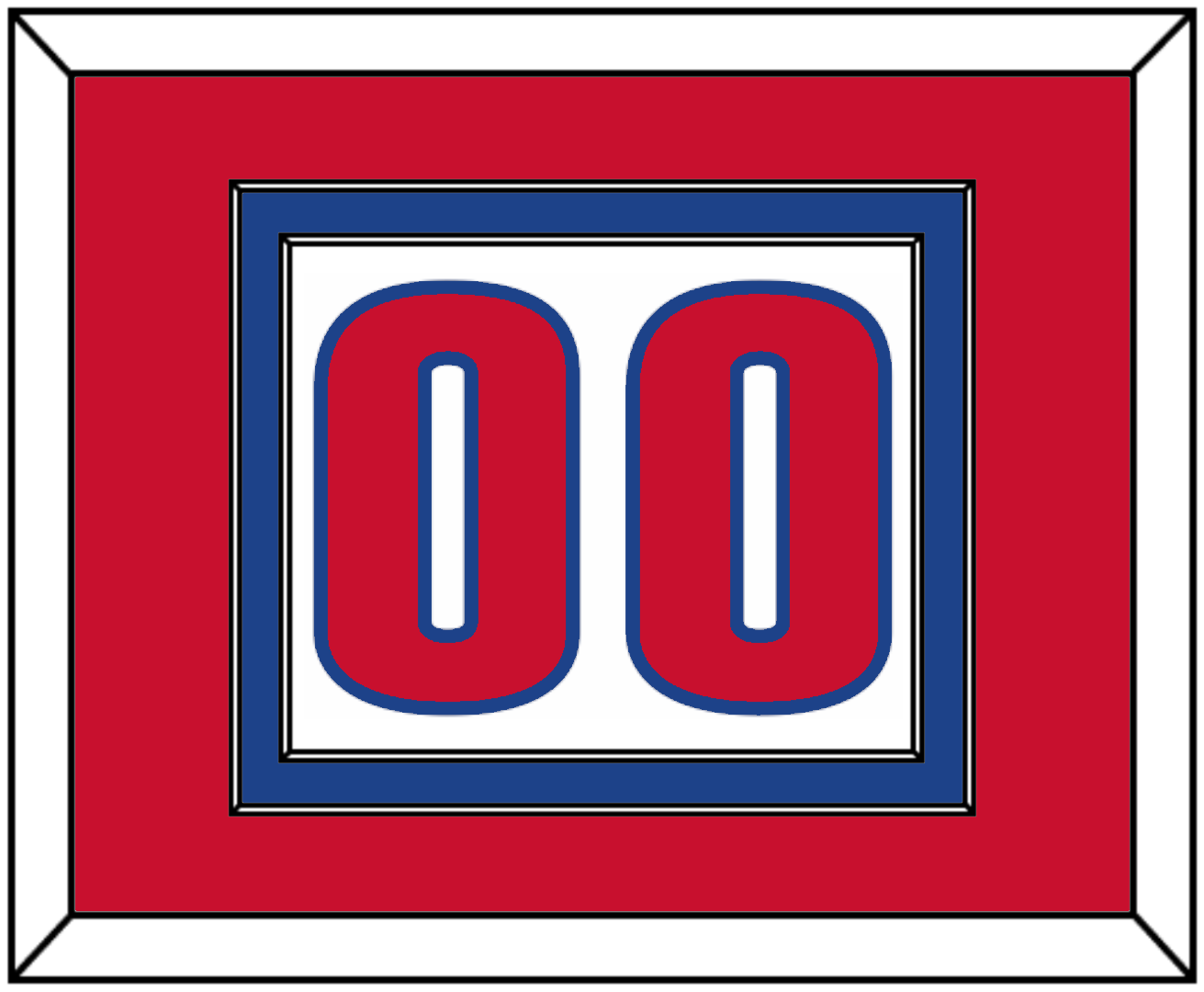Detroit Number - White Association - Signature Tier 4