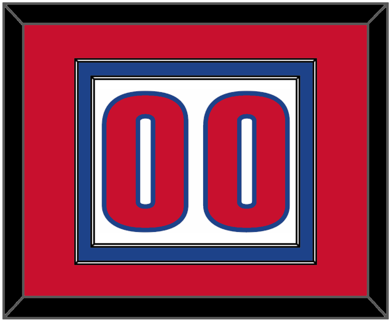 Detroit Number - White Association - Signature Tier 4