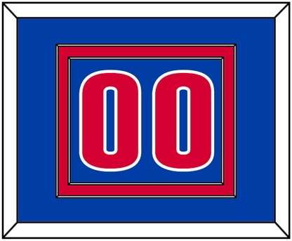 Detroit Number - Road Blue (2001-2017) - Signature Tier 2