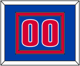 Detroit Number - Road Blue (2001-2017) - Double Mat 2