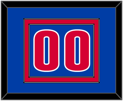 Detroit Number - Road Blue (2001-2017) - Signature Tier 2